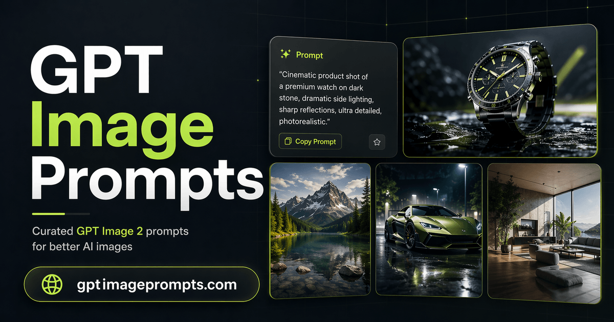 500+ Best GPT Image 2 Prompts website preview